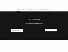 Tablet Screenshot of messymama.com